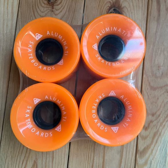 Skateboard longboard orange cruiser wheels - Picture 2 of 5